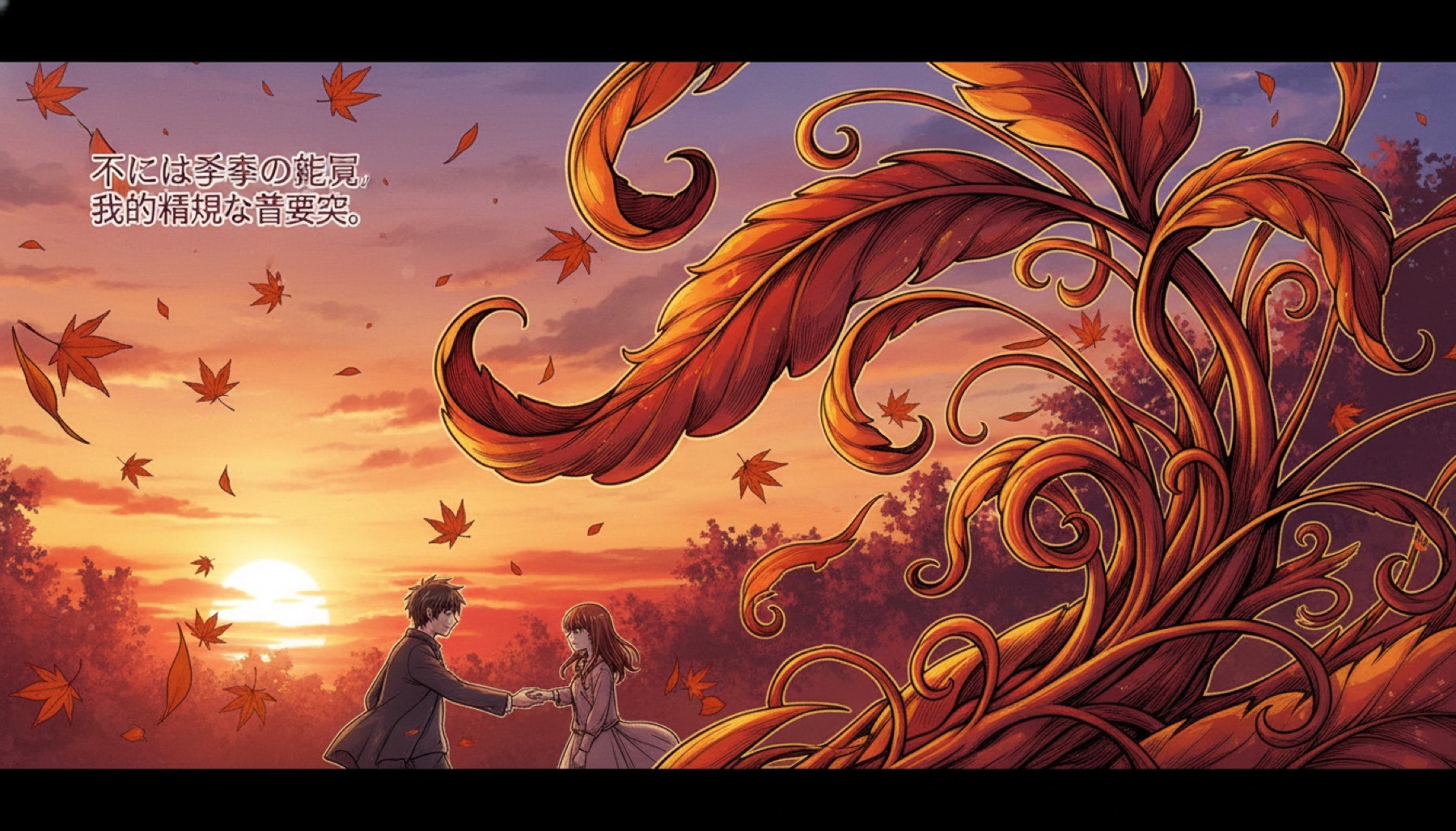 Iwahiba in autumn crimson